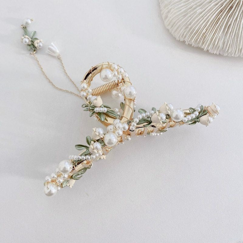 Copper Alloy Acrylic Resin Hair Accessory - Medium Orchid Clip