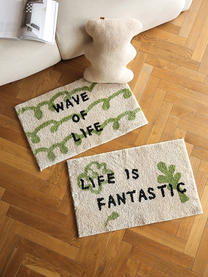 Washable Door Mat for Foot Traffic - Anti-Slip Carpet for Foyer