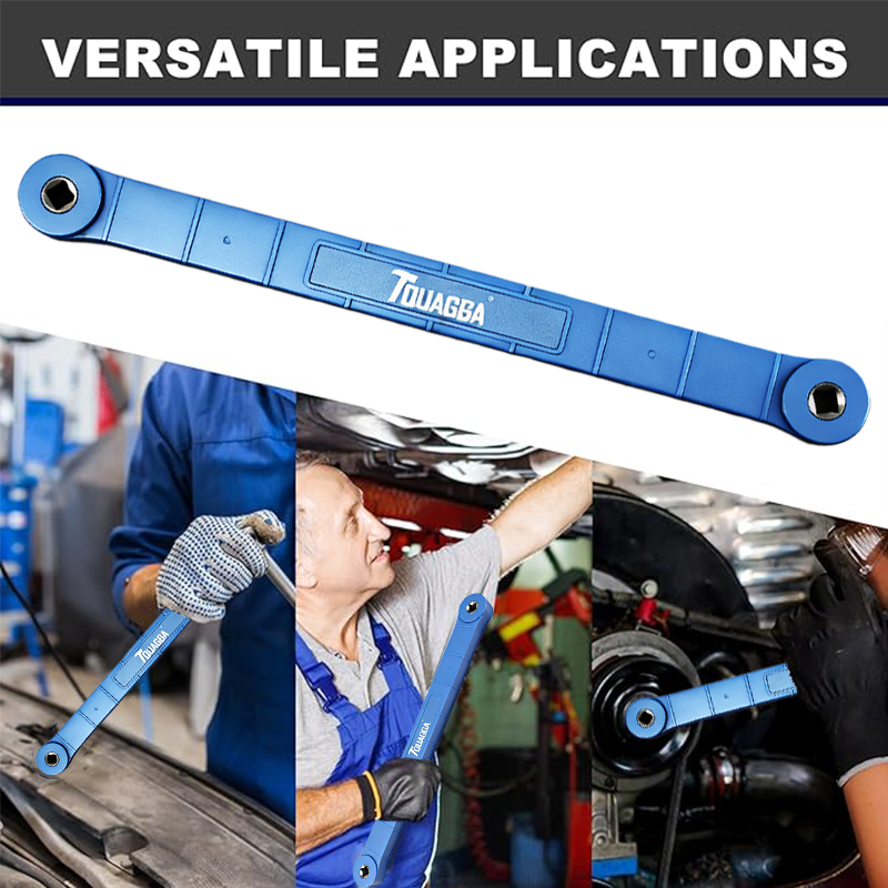 Offset Extension Wrench Set for Impact Tools - 3 Piece, Slim Profile, Heavy Duty