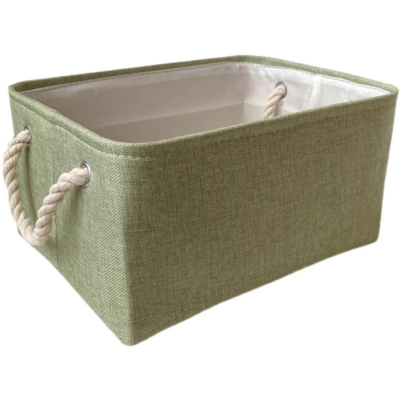 Foldable Storage Basket with Lid - Multi-Size Home Organization Box