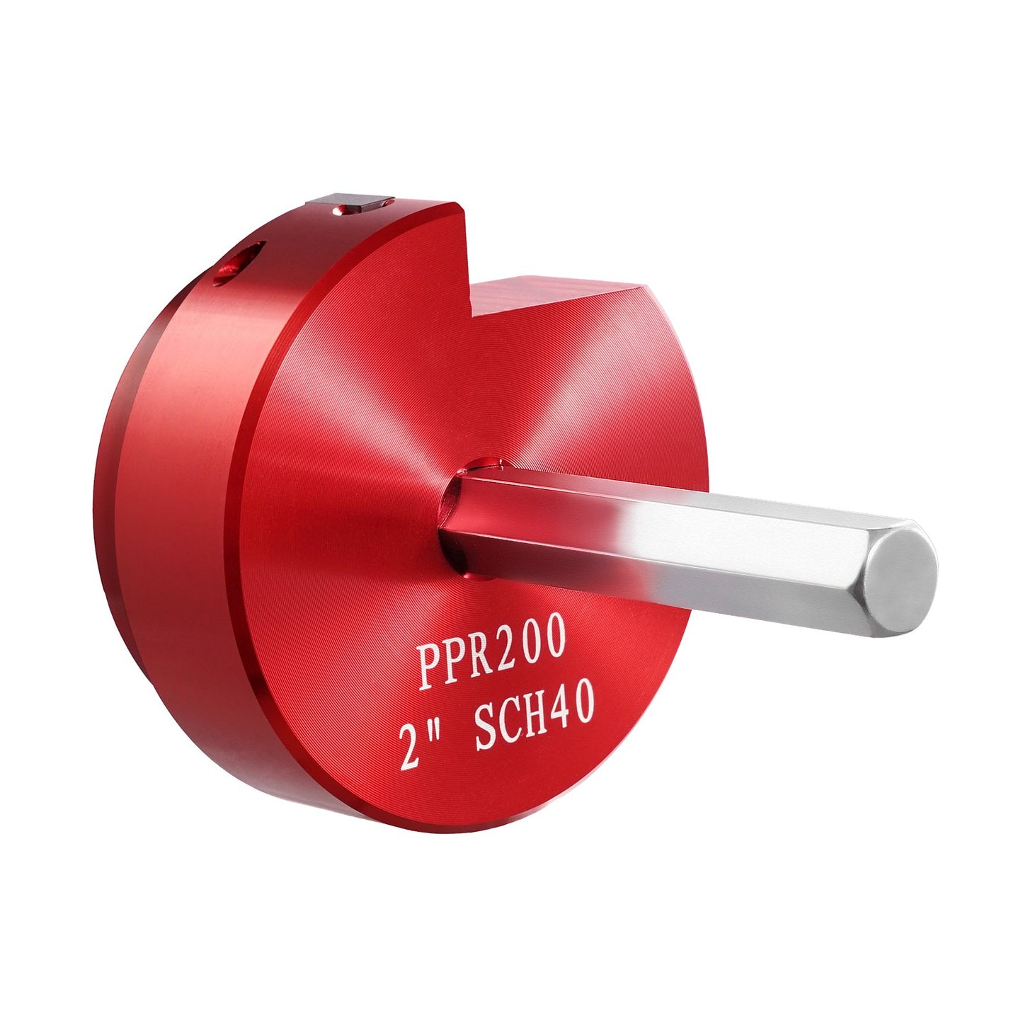 PVC Pipe Reamer Tool - Aluminum Alloy for SCH 40 - Red