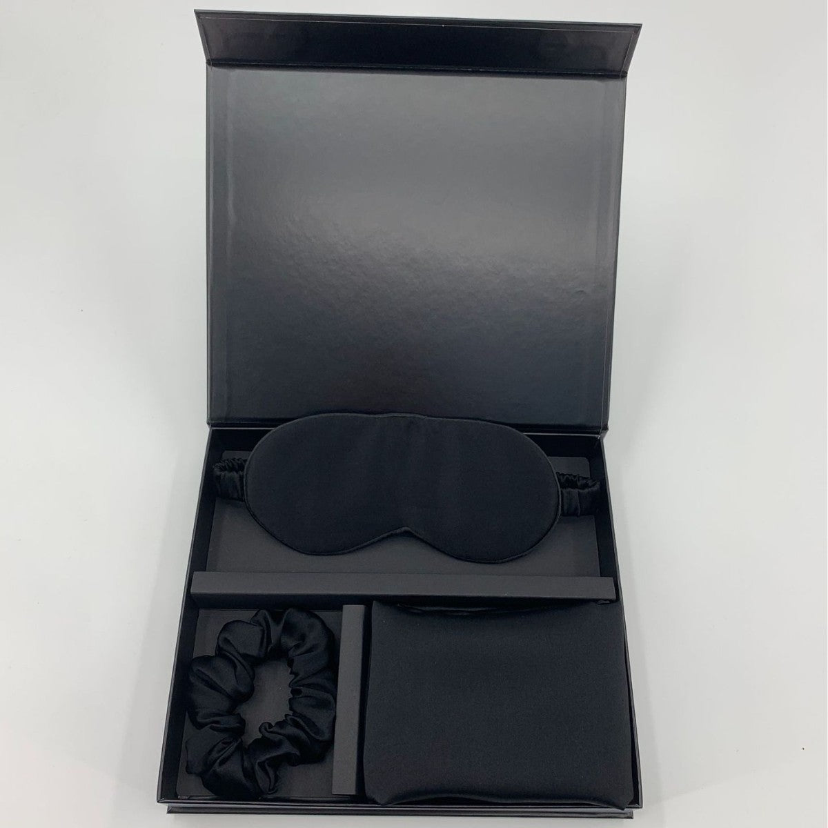 Silk Pillowcase, Eye Mask & Hair Tie Set - 3 Pieces