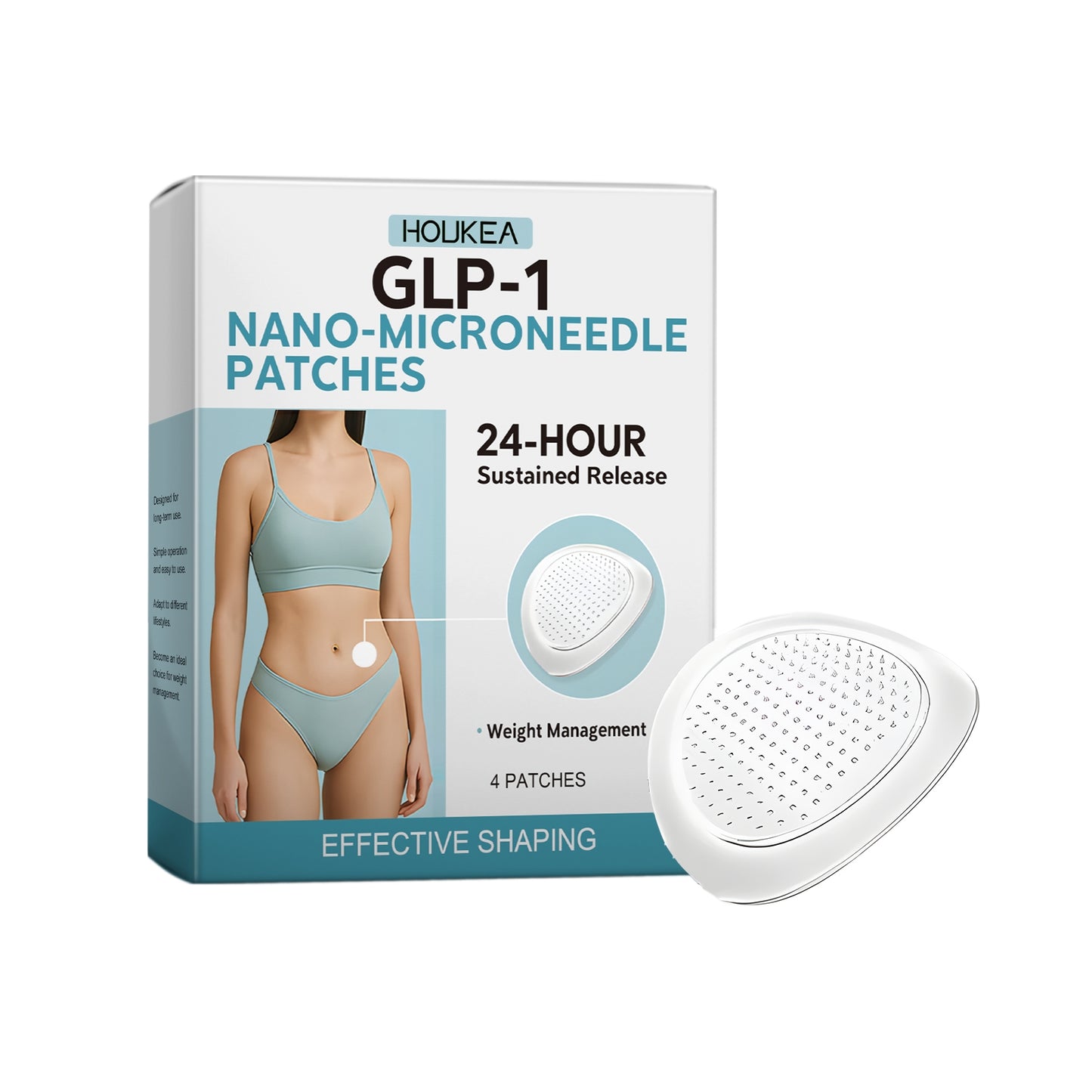 Nano Microneedle Patches for Skin Care - 4 Patches