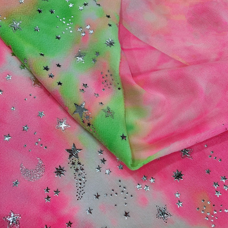 Soft Plush Pillow Cover for Bedding & Home Decor - Moon & Stars Design