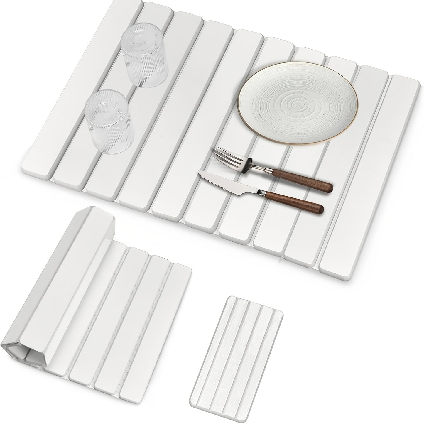 Large Stone Plate Kitchen Countertop Drying Pad, Bath Towel