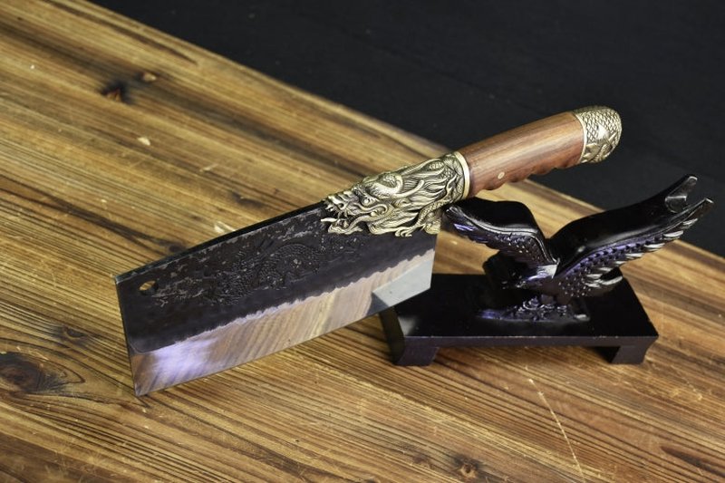 Flying Dragon Bone Slasher - Kitchen & Dining Weapon with Silver Finish