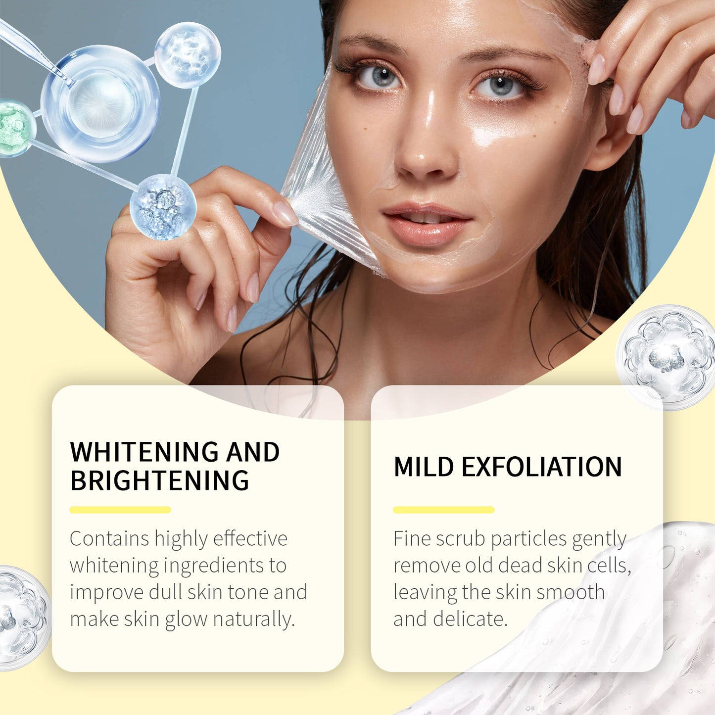 Collagen Peel-Off Facial Mask - Moisturizing and Brightening Skin Treatment