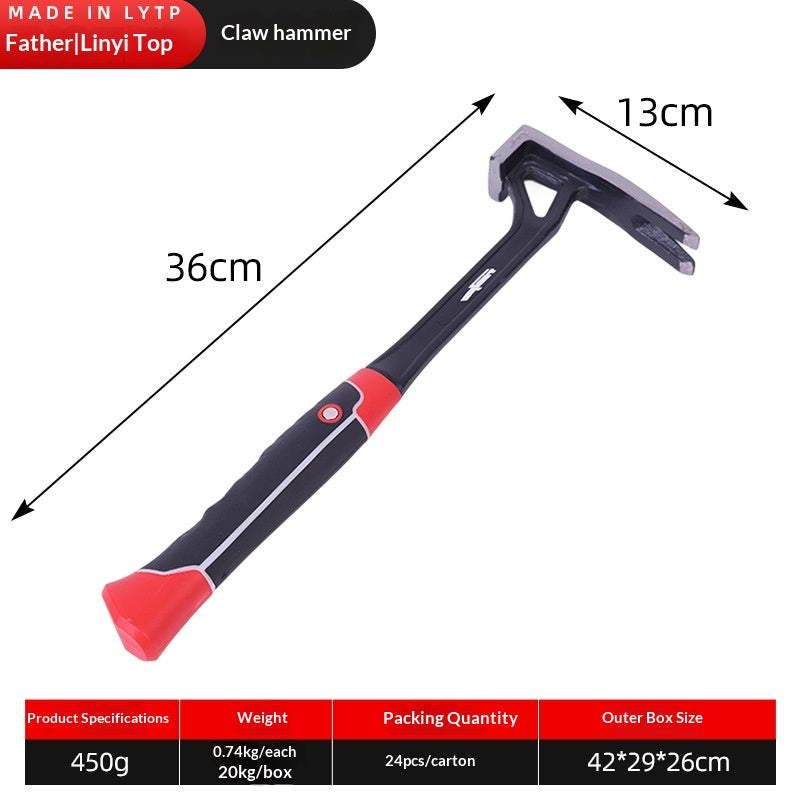 High-Carbon Steel Forged Hammer for Industrial & Household Use - Multiple Sizes
