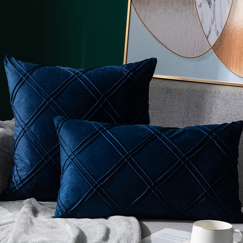 Velvet Pillowcase for Sofa Bed 43x43cm - Multiple Colors & Styles