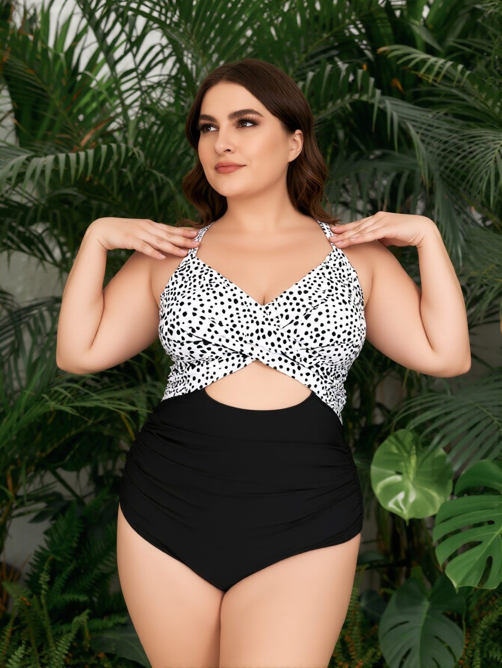 Women's Casual Two-Piece Swimsuit Set - Multiple Sizes