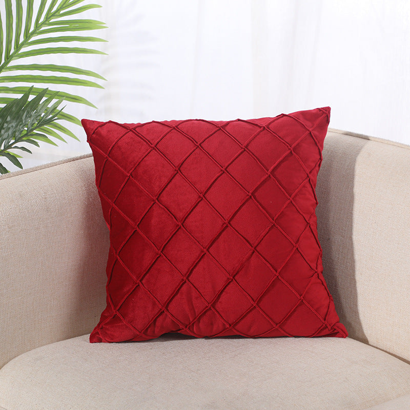 Velvet Pillowcase for Sofa Bed 43x43cm - Multiple Colors & Styles