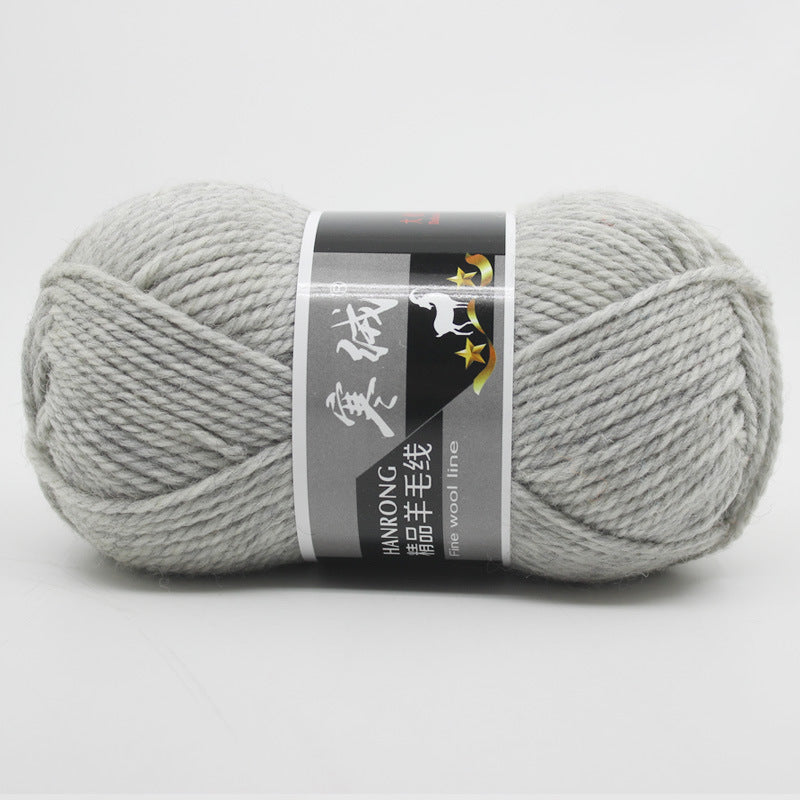 Thick Knitting Yarn Ball for Self-Woven Crafts - Cashmere Wool Material Kit