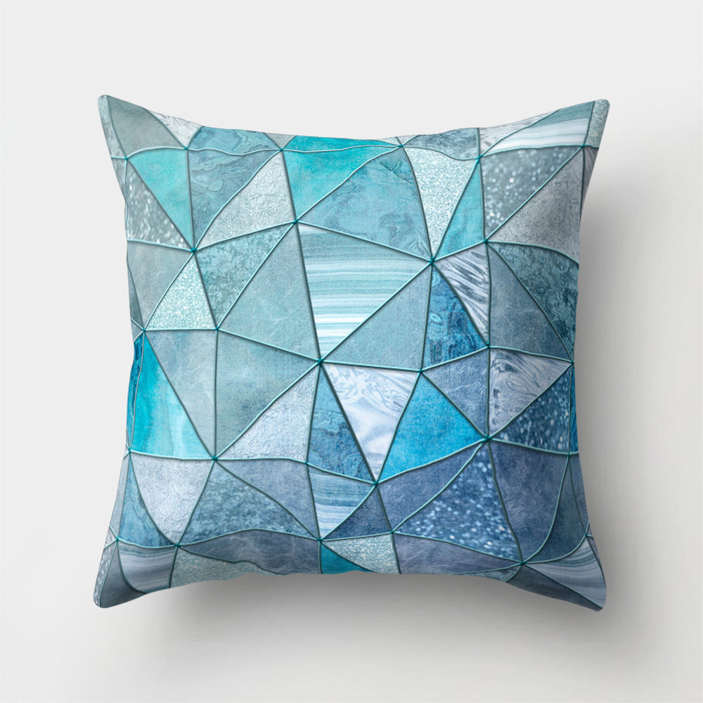 Cartoon Pattern Pillow Cover - Polyester Cushion Cover for Sofa & Home Decor