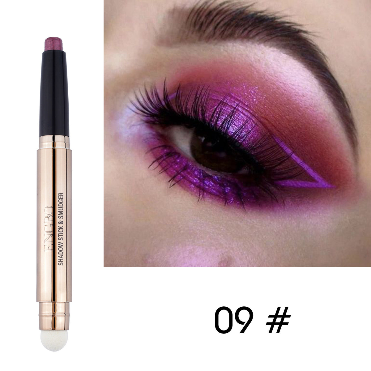 Monochrome Eye Shadow Pen Set - Double Headed Makeup Tool for Eyes