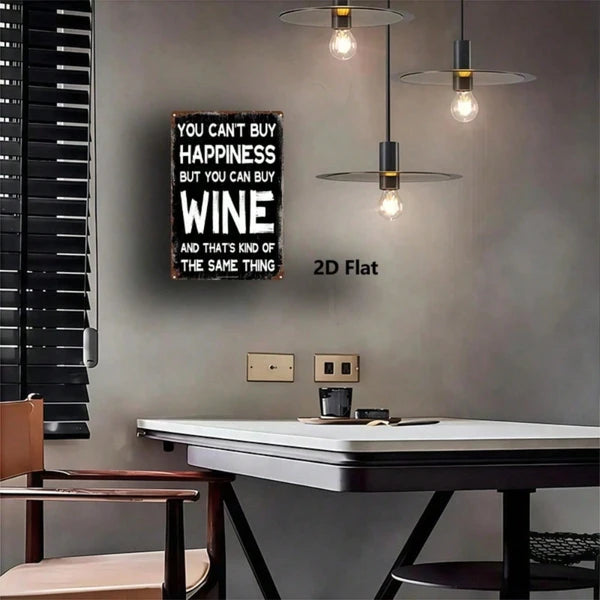 Metal Tin Wall Decoration Sign - 20cm x 20cm