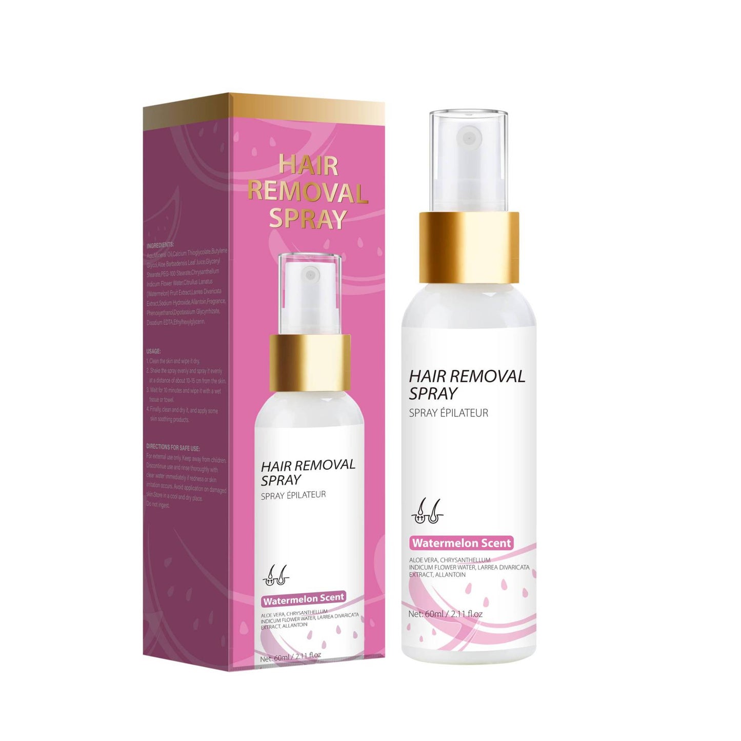 Watermelon Hair Spray 60ml Hair Styling & Frizz Control Spray