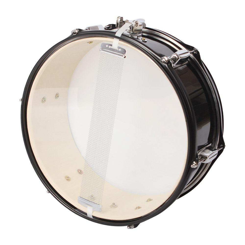 14 Inch Professional Marching Snare Drum Set - Black