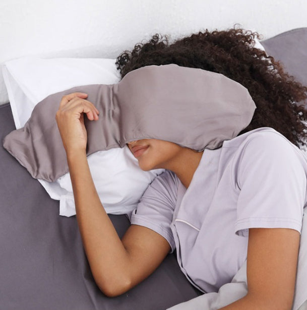 European American Gravity Eye Mask for Relaxation and Sleep - Gray
