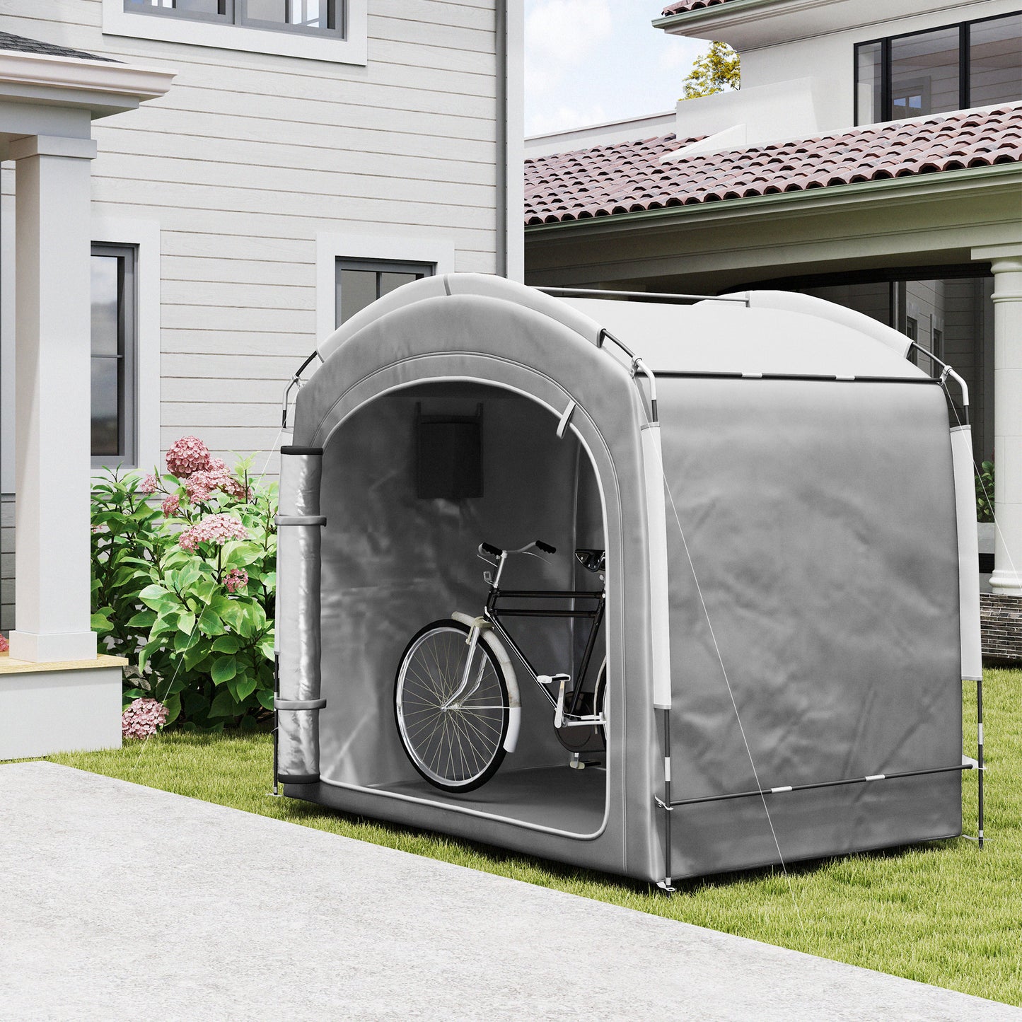 Portable Bike Storage Tent - Waterproof Shelter for 3-4 Bicycles
