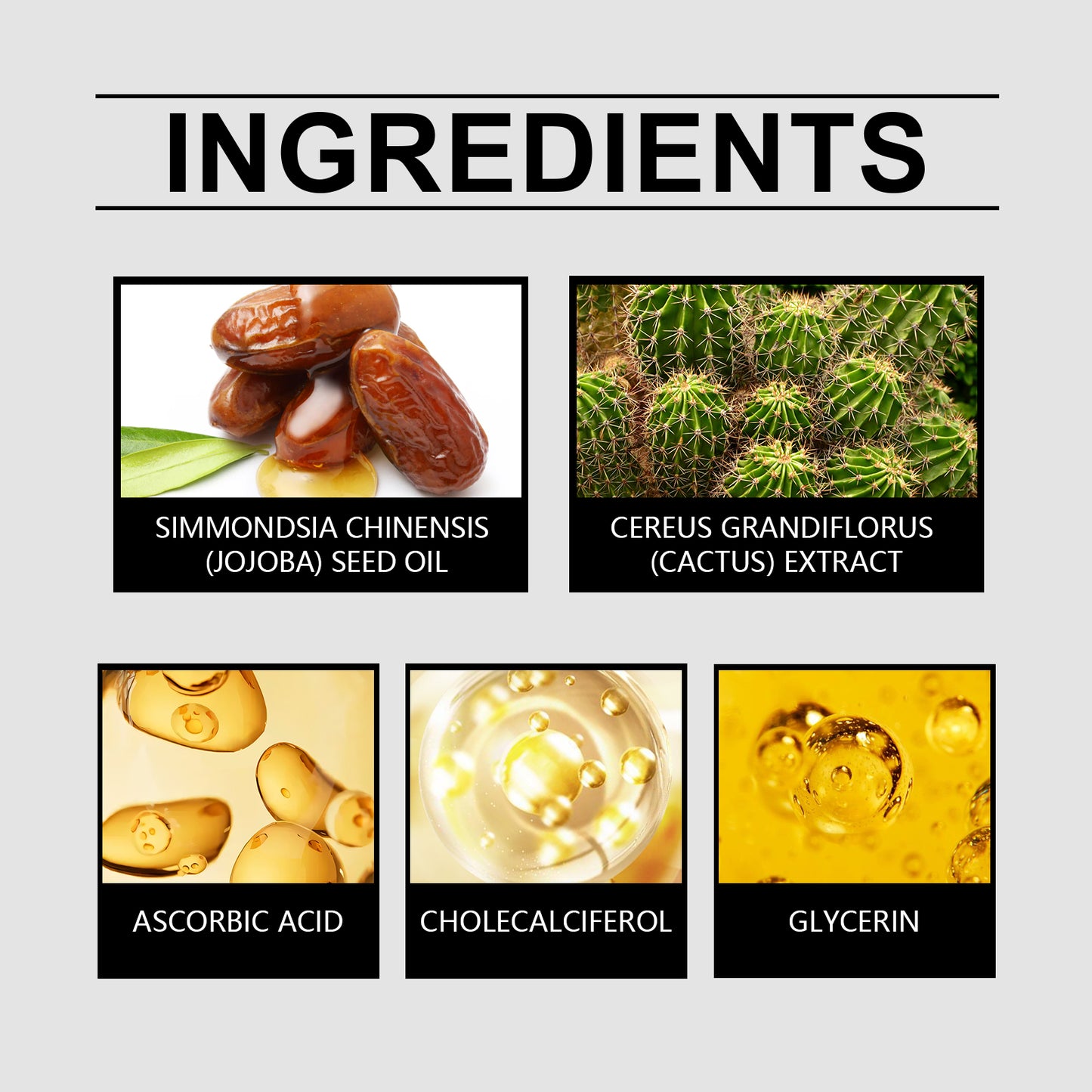 Vitamin C Facial Essence with Jojoba Oil & Cactus Extract - 25ml