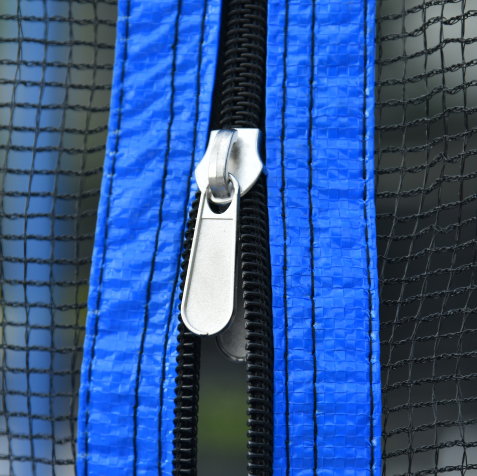 14FT Trampoline for Kids & Adults with Basketball Hoop and Safety Net