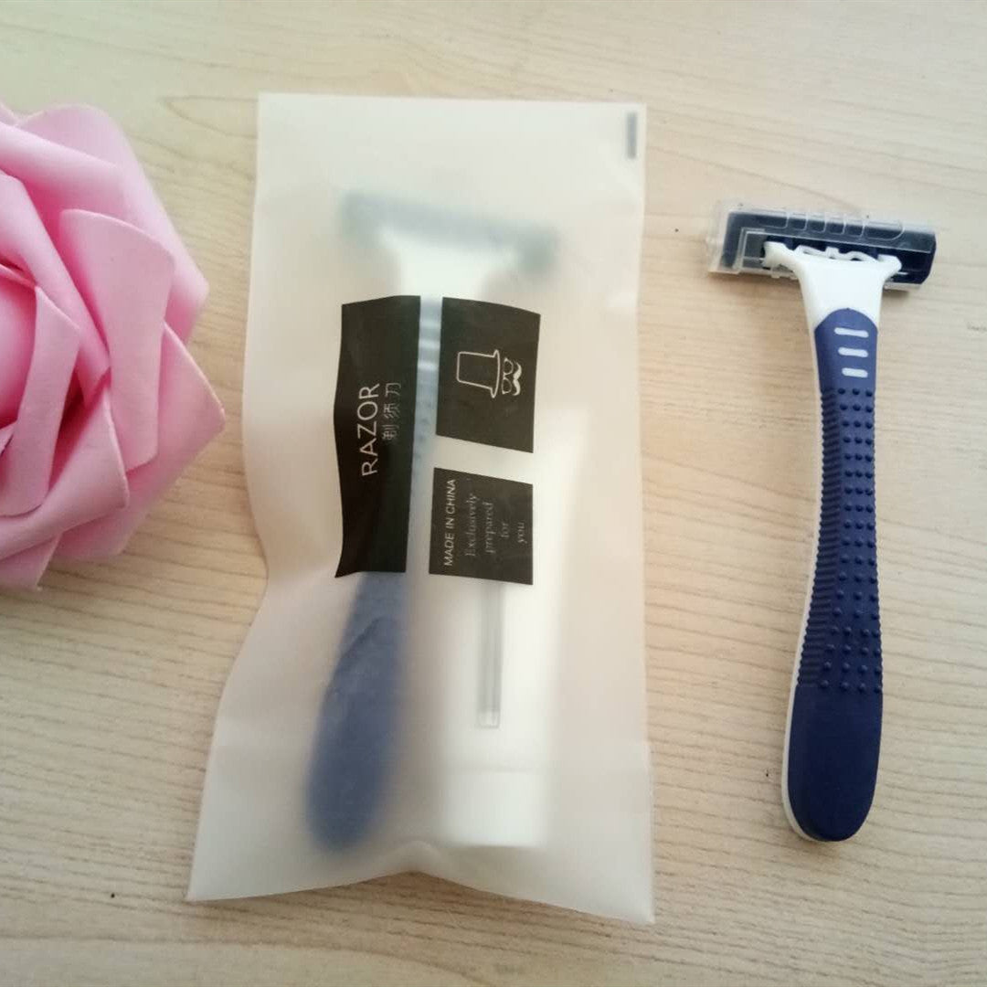 Disposable Wheat Straw Toothbrush Set with Toiletry Accessories