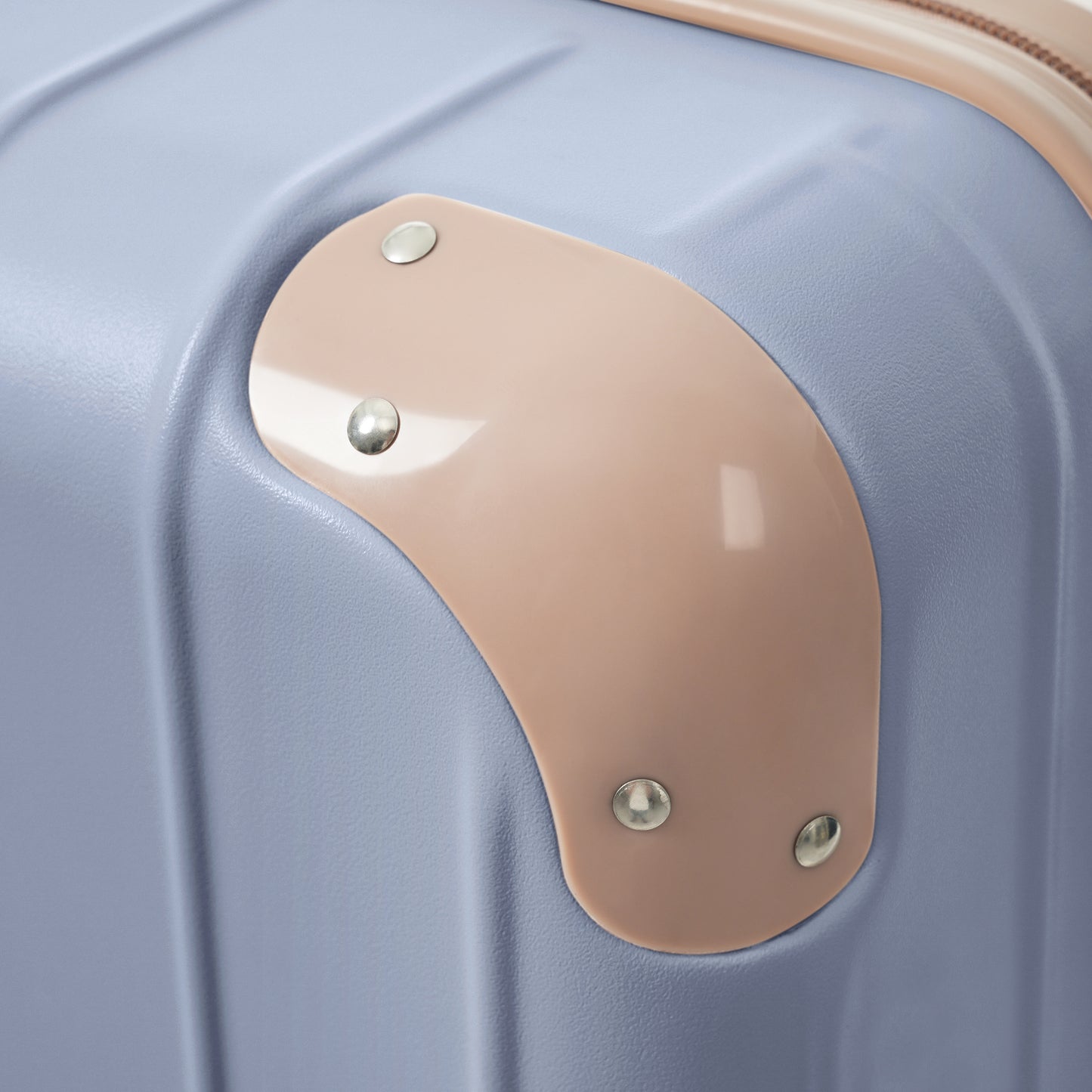 Premium ABS 3-Piece Travel Luggage Set with TSA Locks - Light Blue
