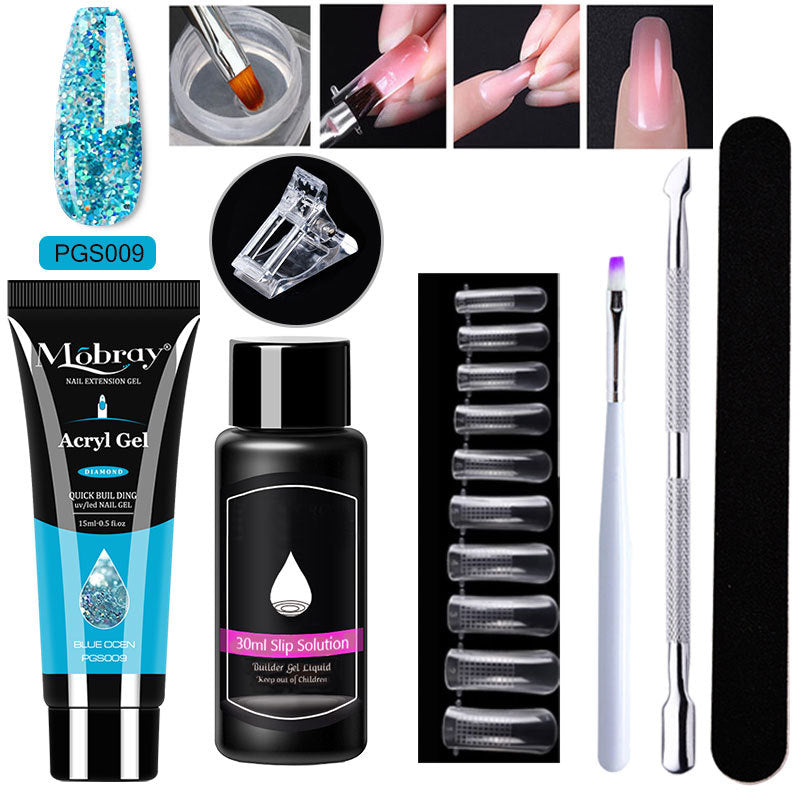 Nail Art Resin Extender Kit - 12 Colors