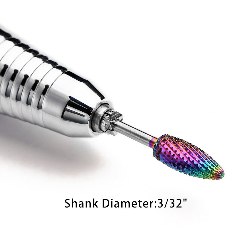 Tungsten Steel Electric Nail Drill Grinding Head Accessory