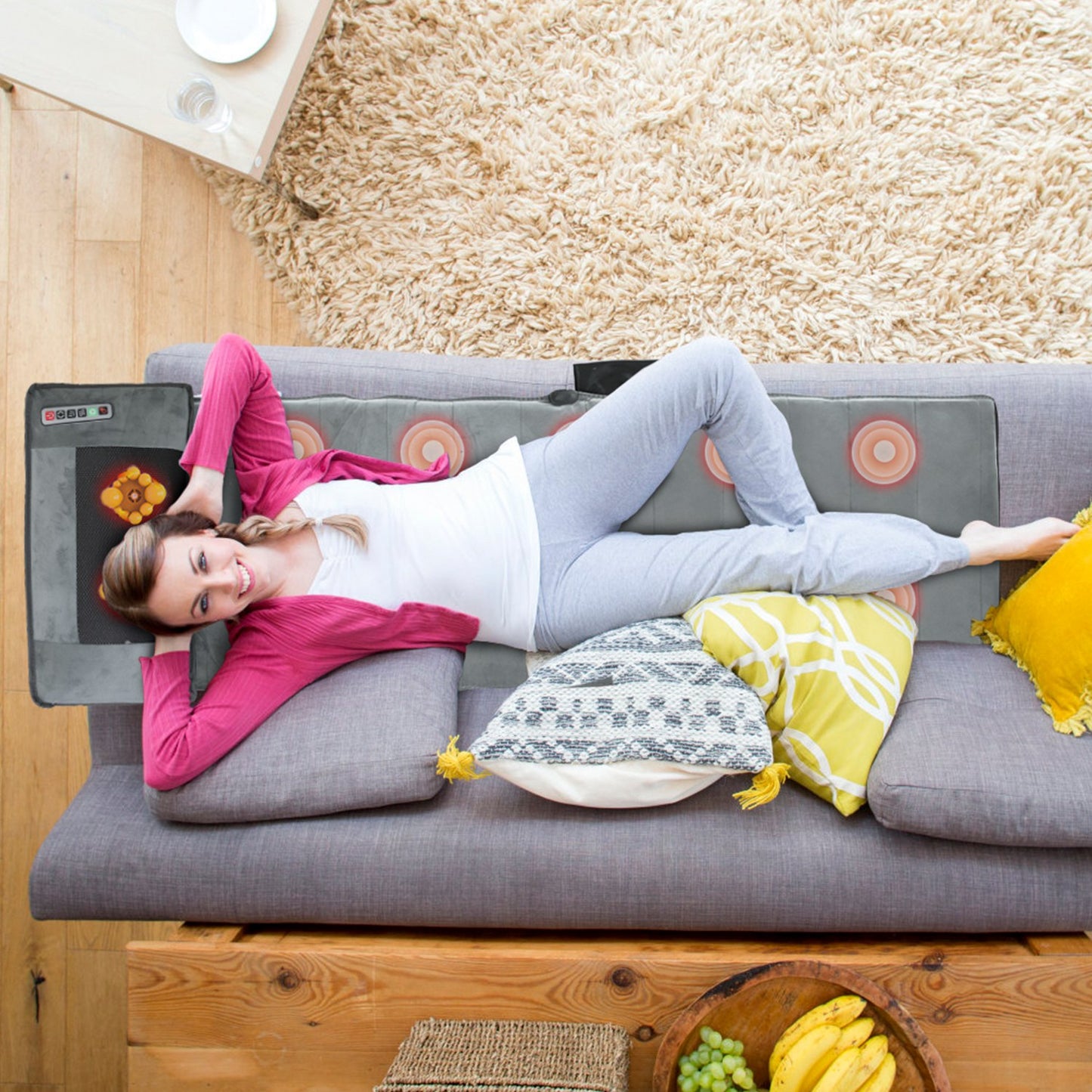 Full Body Electric Massage Mat with Heat & Vibration - Advanced