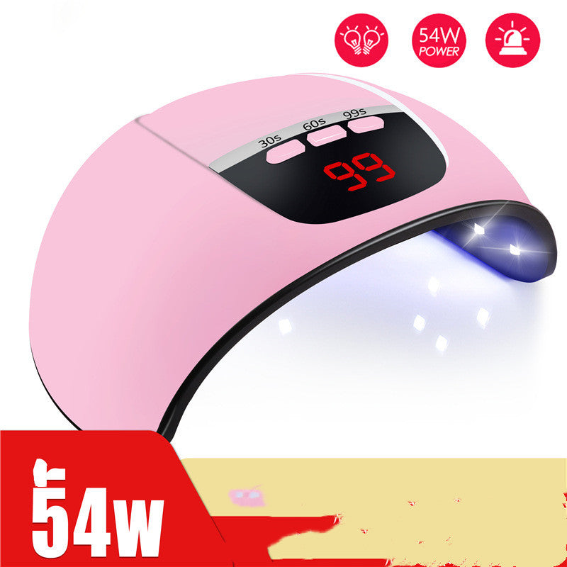 54W Dual Light Source UV Nail Lamp - Intelligent Painless Gel Curing