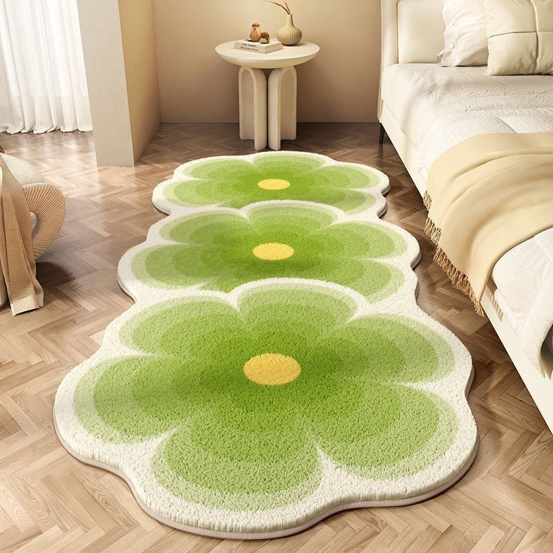 Flower Shaped Cashmere Bedside Blanket - Soft, Skin-Friendly Home Decor