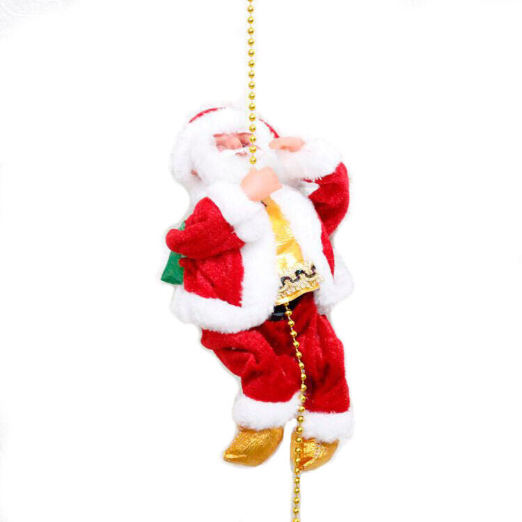 Electric Animated Santa Claus Climbing Toy - Christmas Decor