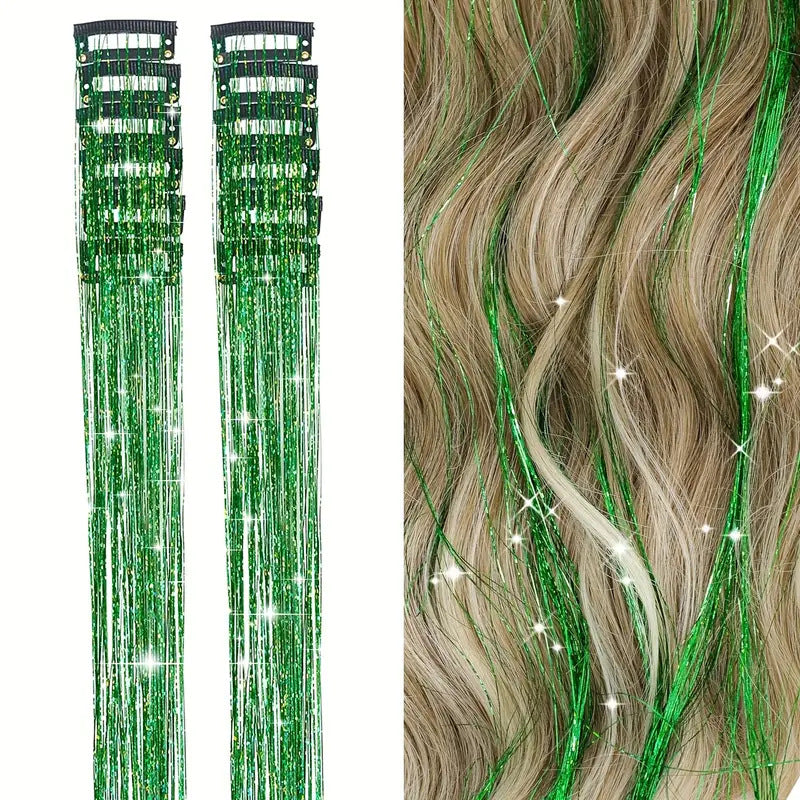 Colorful Seamless Hair Extensions - Multiple Colors
