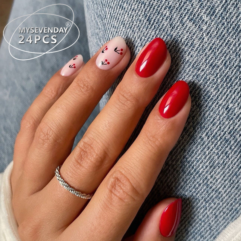 24-Piece Nail Art Sticker Kit with French & Star Designs for Nails
