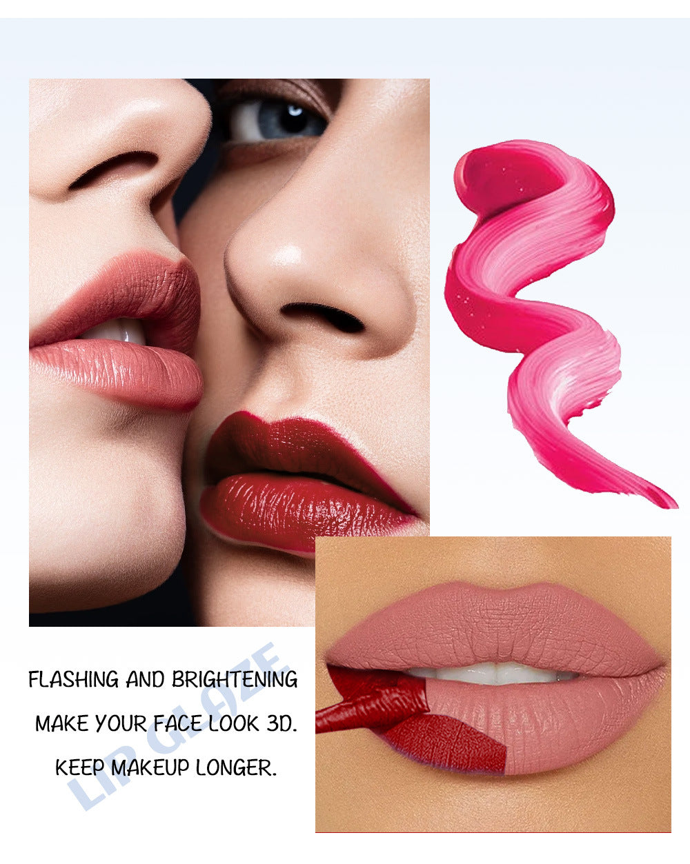 Matte Peel-Off Lip Stain - Long-Lasting Waterproof Lip Tattoo Tint
