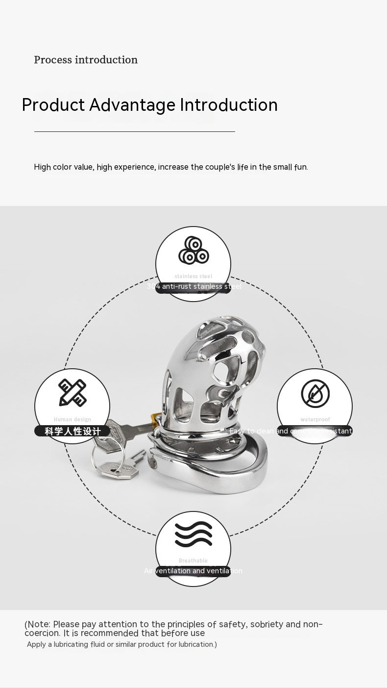 Stainless Steel Bird Cage with Adjustable Ring Size Lightweight Breathable Design