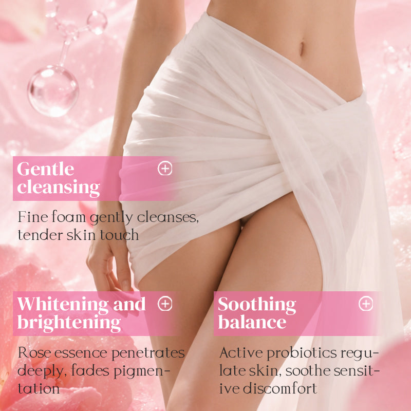 Probiotic Whitening Soap with Rose Extract - 90g Bar for Skin Brightening