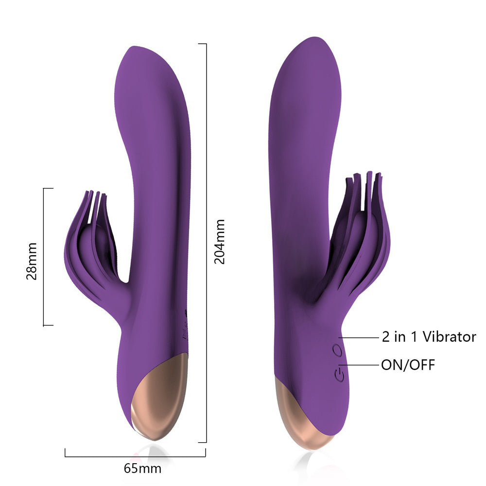 10-Function Female Vibrator - Vibrating Vaginal Stimulator for Couples