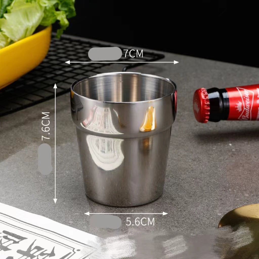 Stainless Steel Children's Water Cup with Double Layer Insulation - Multiple Colors