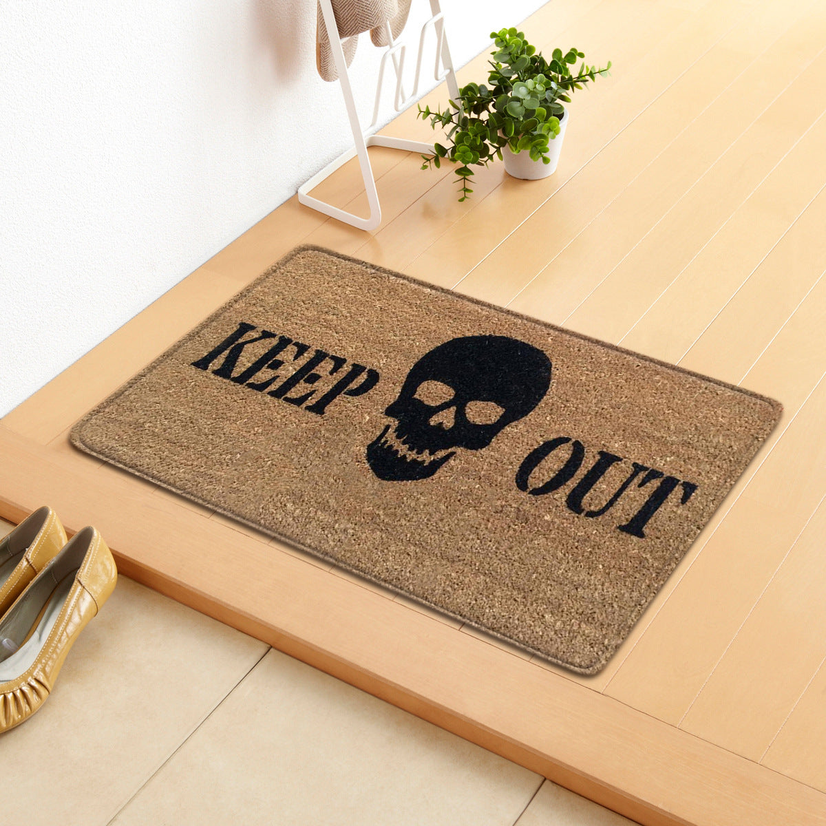 Halloween Letter Door Mat - Modern Rectangular Floor Carpet for Home & Garden