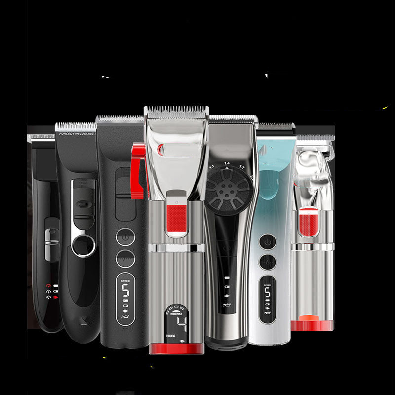 Professional Hair Clipper with Titanium Alloy Blades