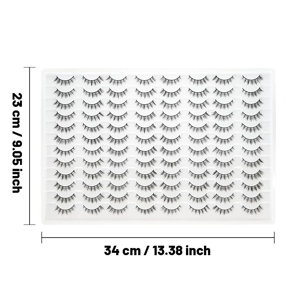 3D False Eyelashes - Multi-Layered Realistic Soft Lashes