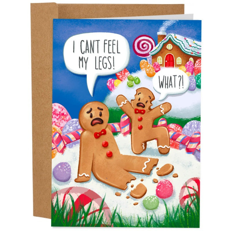 Funny Christmas Greeting Cards with Humorous Quotes - Assorted Sizes