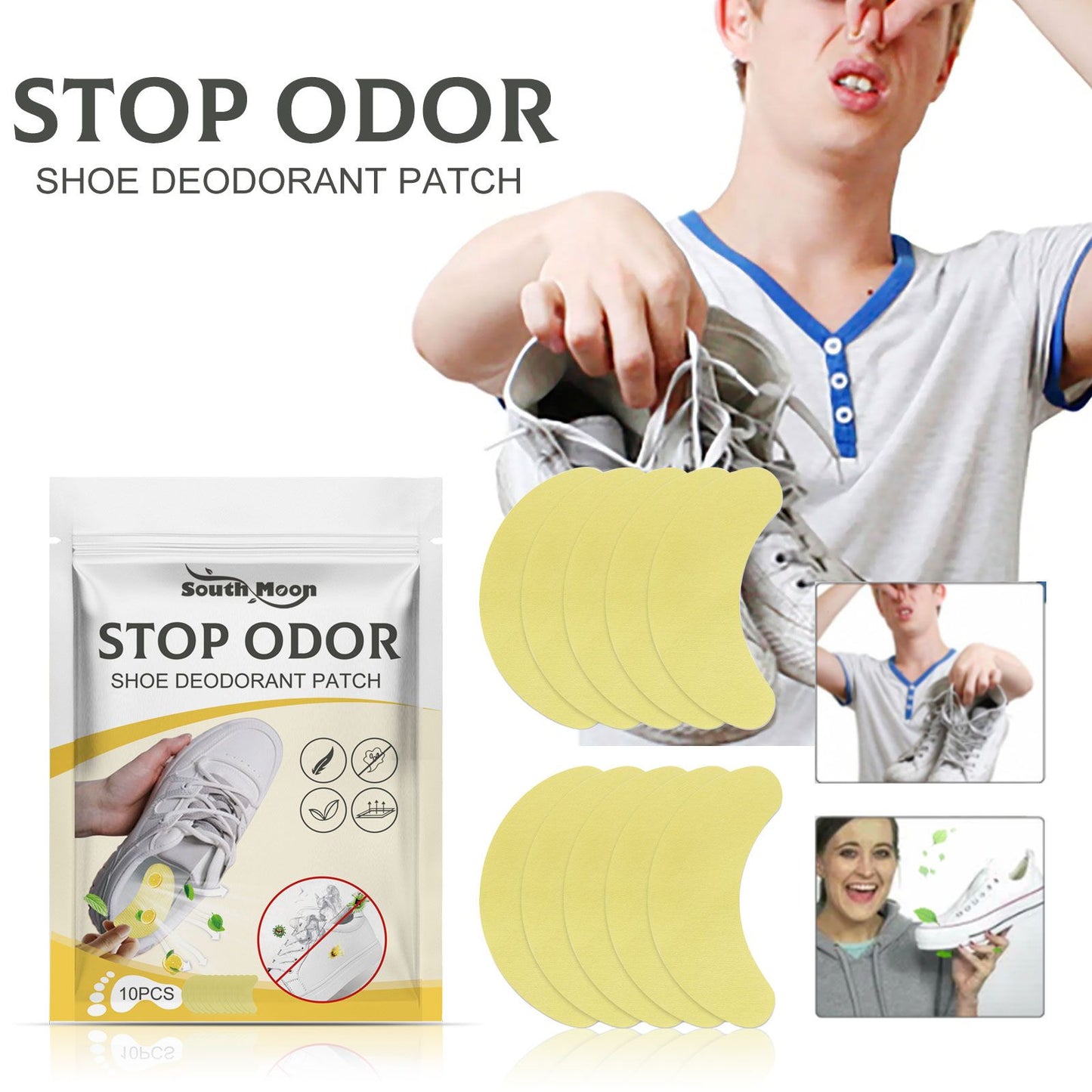 Shoe Deodorizing Sticker - Odor Absorbing Foot Sweat Patch