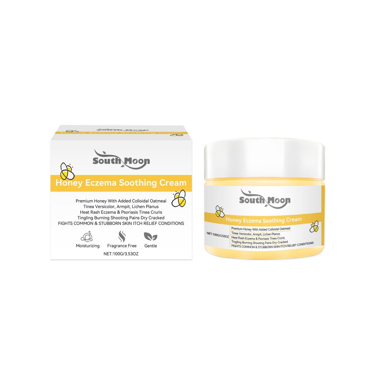 Eczema Moisturizing Soothing Cream - Natural Skin Relief 100g