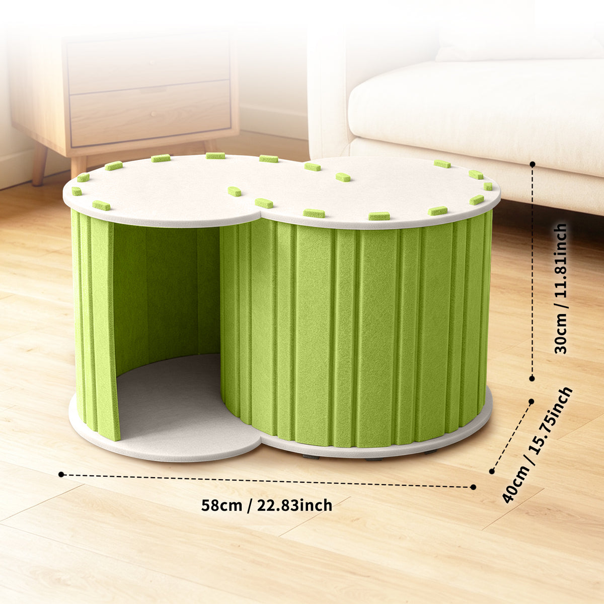Tunnel Cat Den Self Pickup Pet Nest for Cats - Multiple Colors
