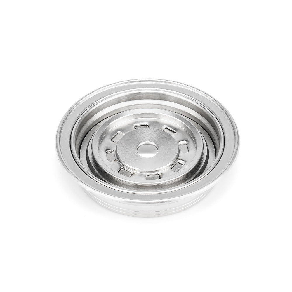 Kitchen Water Filter Housing for Small Capsules - Stainless Steel Reuse Filter