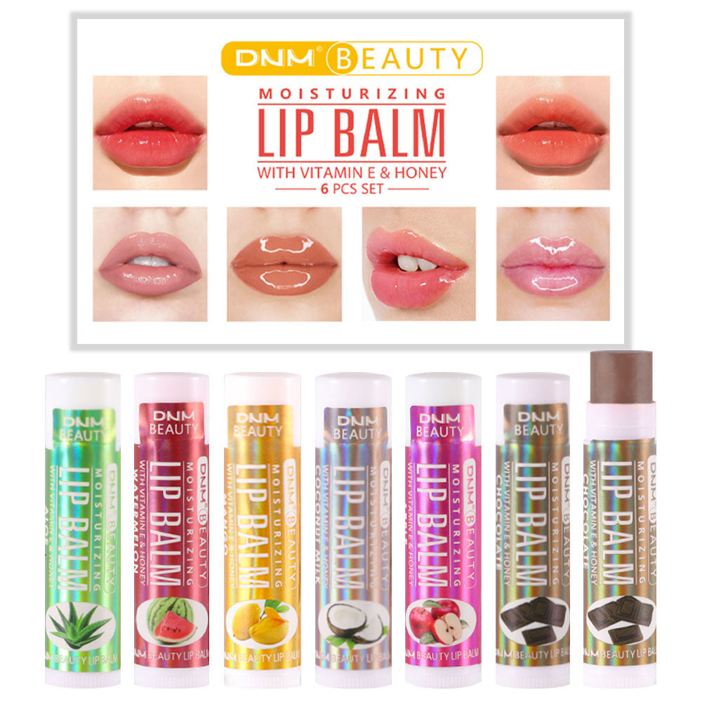 Fruit Flavor Moisturizing Lip Balm Set - Hydrating Lipstick Trio