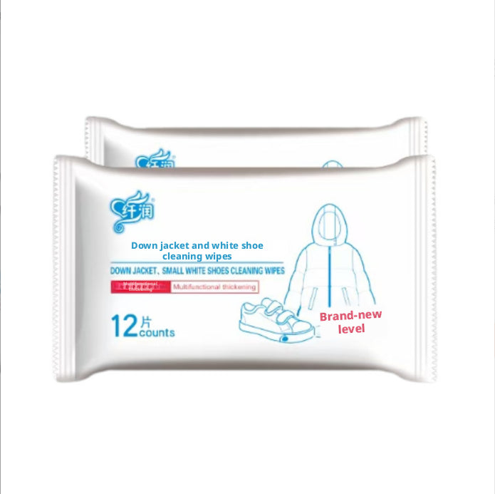 Down Jacket Cleaning Wipes - Non-Woven Fabric 12 Sheets Pack